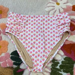 Old Navy Plus 2X High Waist Swim Bottoms - cute Floral print